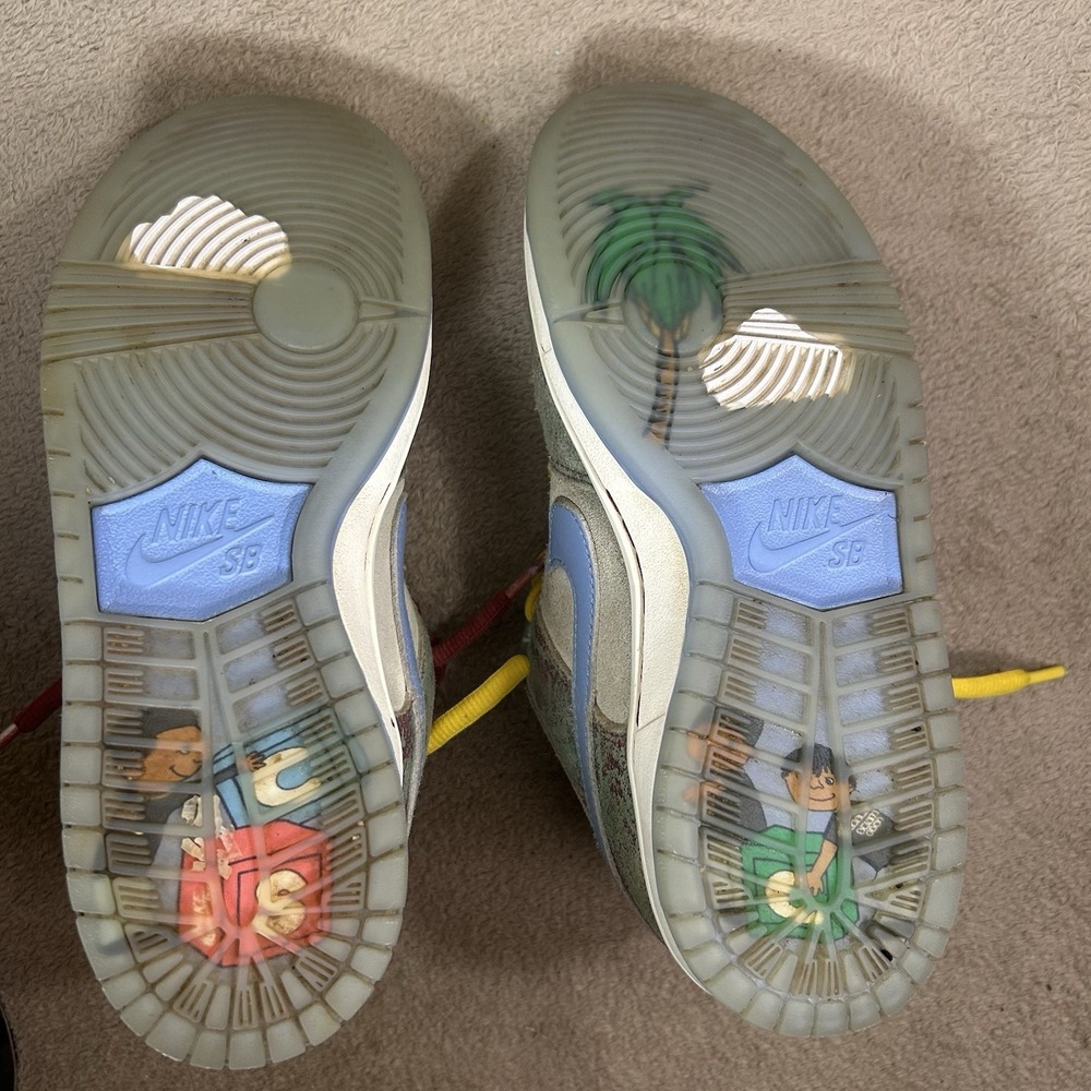 Nike SB Dunk Low Crenshaw Skate Club FN4193-100 Size 5.5M / 7W - Picture 3 of 16